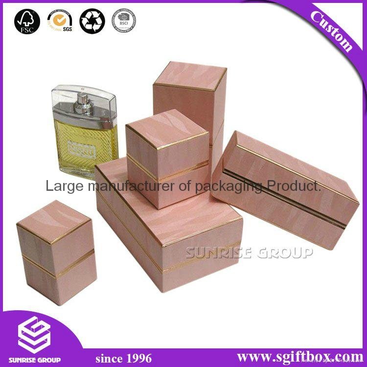 Printed Cardboard Cosmetic Perfume Paper Gift Packaging Jewelry Box 2