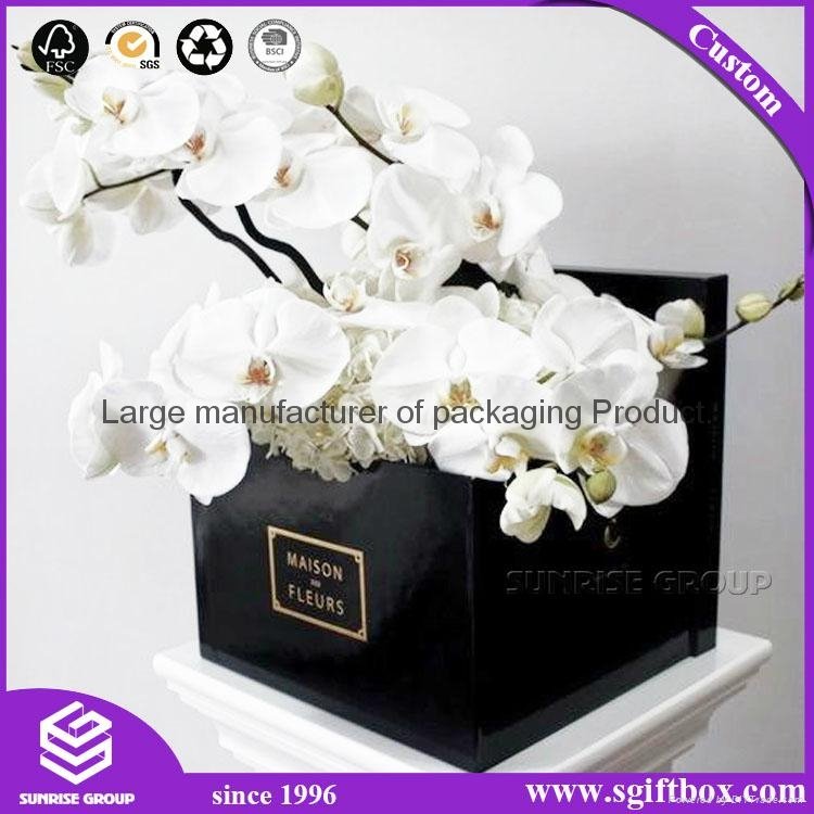 Wholesale Luxury Custom Gift Cardboard Packaging Flower Box