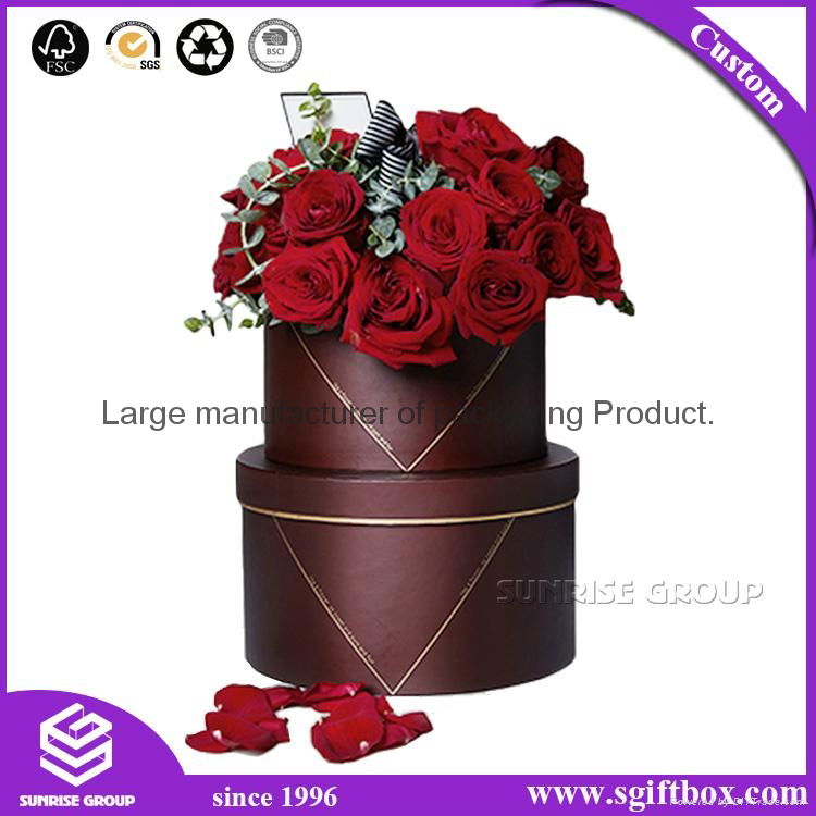 Rose Flower Paper Packaging Round Box 2