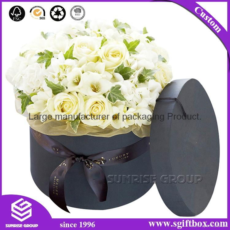 Rose Flower Paper Packaging Round Box 5