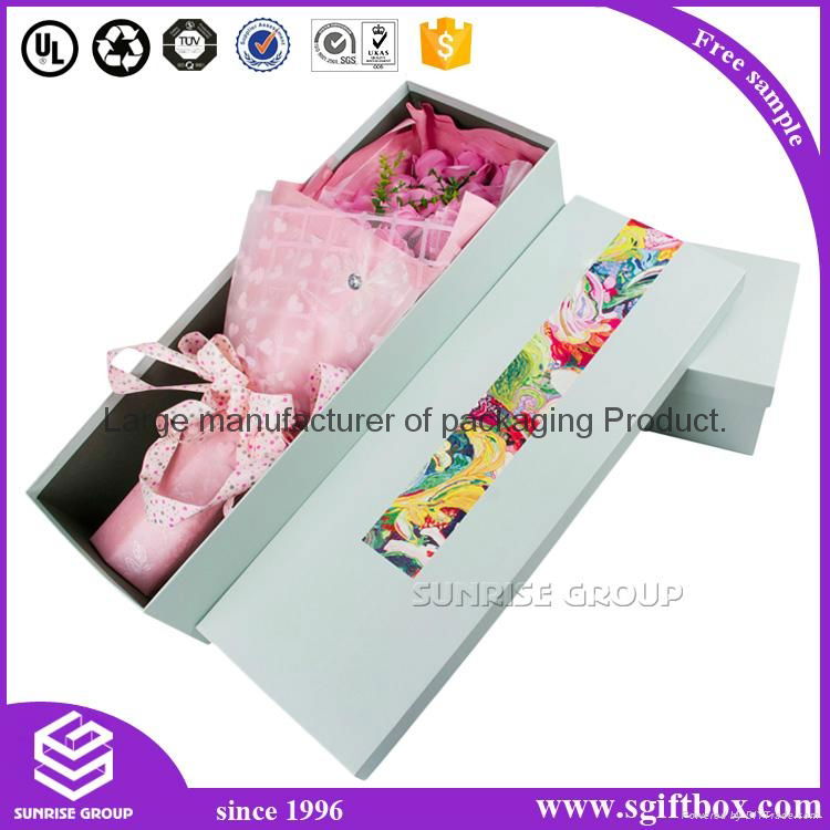 High-End Custom Gift Perper Flower Packaging Gift Box 4