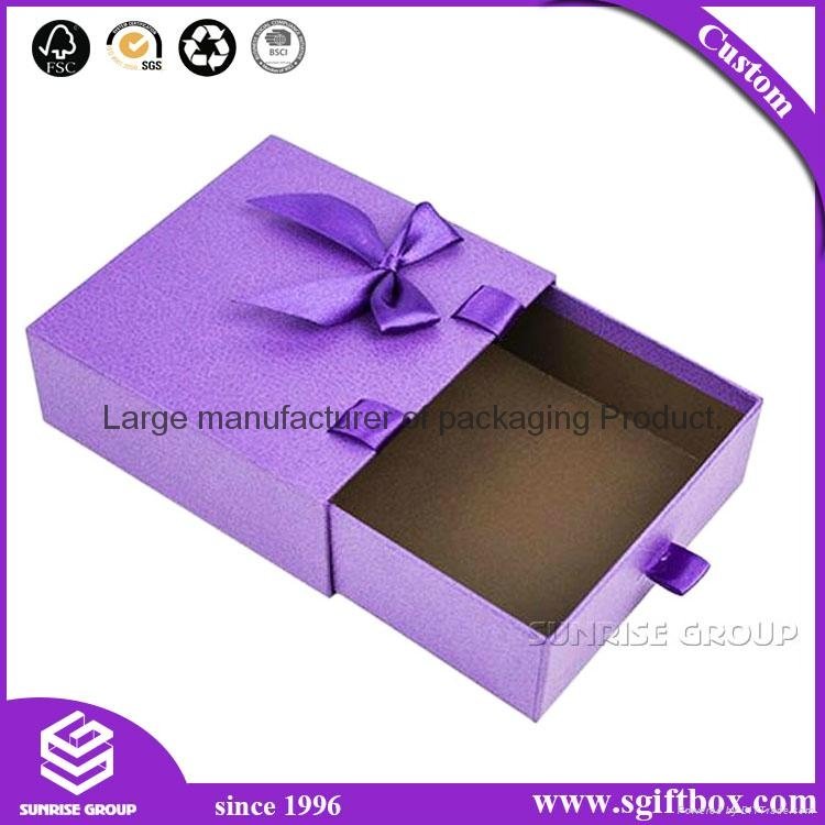 Low MOQ Drawer Type Gift Packaging Drawer Box 2