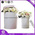 Cmyk Custom Cylinder Packaging Flower Round Paper Box 1