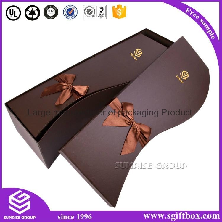 Luxury Handmade Glossy Paper Packaging Square Flower Box 5