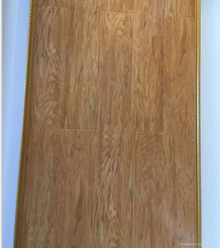 8mm high gloosy laminate flooring HDF AC4