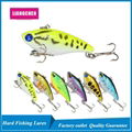  6 Colors 3D Eyes 3.3g 3.9cm Fishing Hard Bait VIB Fishing Bait