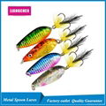 Free Shipping Metal Spinner Spoon Hard Baits Sequins Noise Paillette 