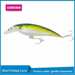 Free Shipping Hard Plastic Baits Minnow Artificial Fishing Lure