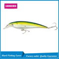 Free Shipping Hard Plastic Baits Minnow Artificial Fishing Lure 2