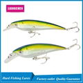 Free Shipping Hard Plastic Baits Minnow Artificial Fishing Lure 4