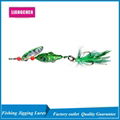 Free Shipping Feather VIB Spoon Paillett Lures Jigging Saltwater Baits 4