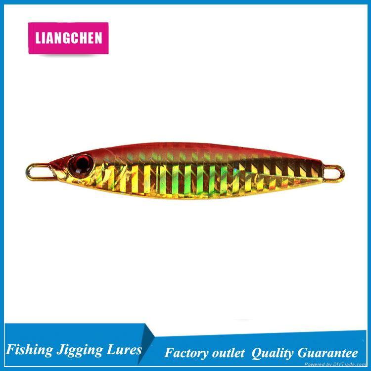 Free Shipping Metal Jigging Spoon 3D Eyes Lures