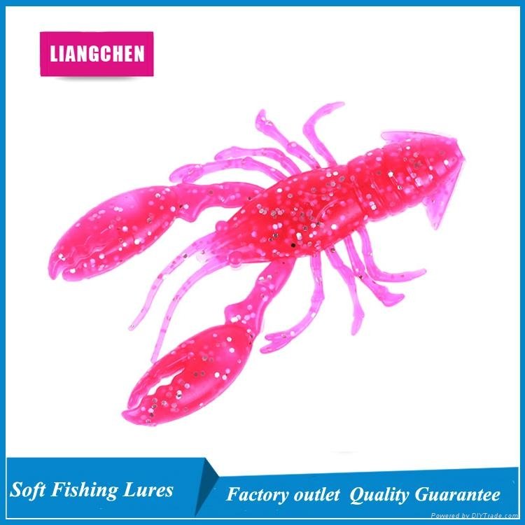 Free Shipping Floating Soft Crayfish Lure 5