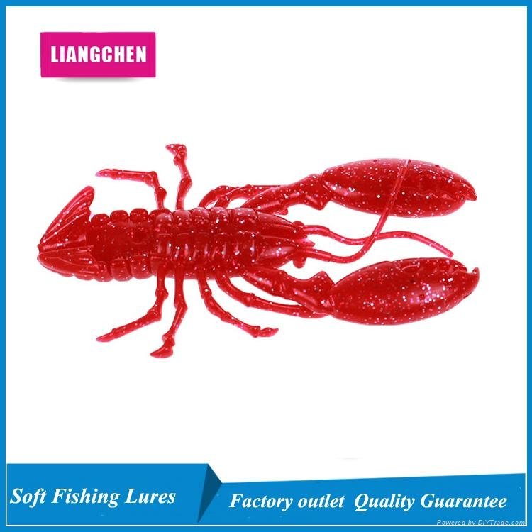 Free Shipping Floating Soft Crayfish Lure 3