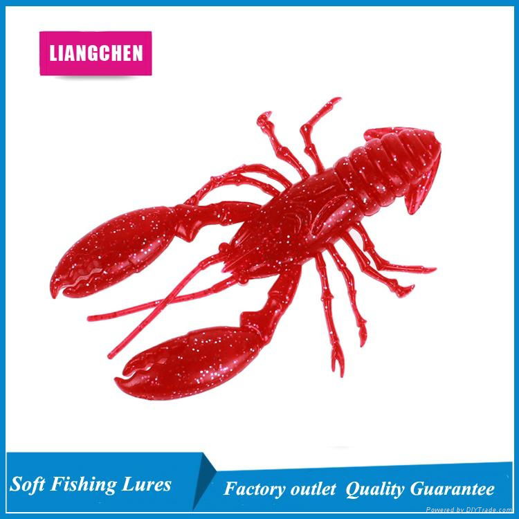 Free Shipping Floating Soft Crayfish Lure 4