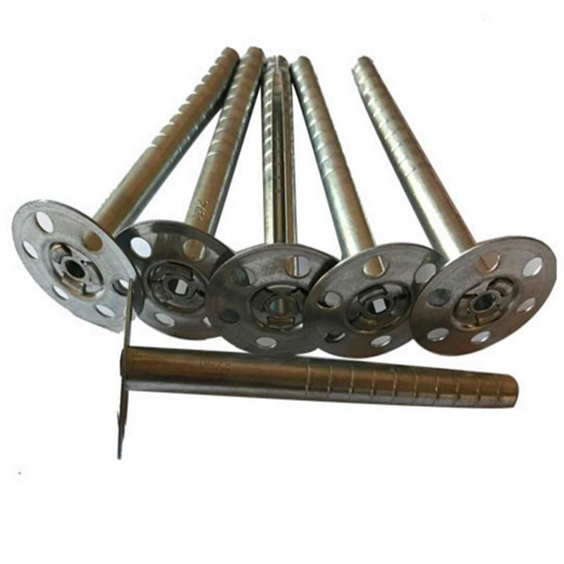 Galvanized Steel or SS Rock Wool Insulation Anchor pins With 35mm Washer Base