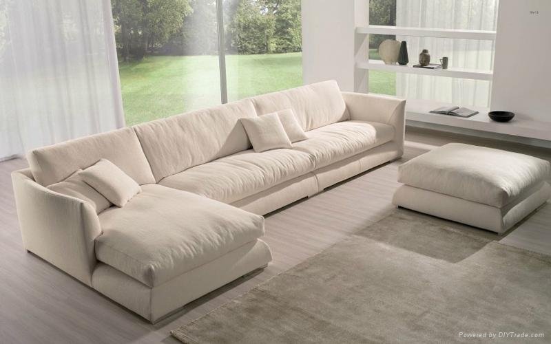living room furniturer detachable feather filling fabric l shaped sectional sofa 3