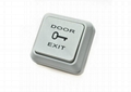 European Design Plastic Door Exit Push Button Switch Surface Mounted 1