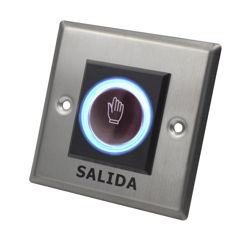 Waterproof Square touchless Exit Button With Timer 4