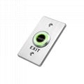 Screw Type Backside Touch To Exit Button For Door Release System Easy Install 2