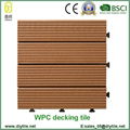 wholesale swimming pool WPC flooring tile composite decking tile