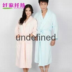 Bamboo fiber bathrobe