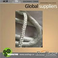 Thermal Insulation Fire Area Raw Materials 3mm Fiberglass Round Rope 1