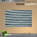 Thermal Insulation Fire Area Raw Materials 3mm Fiberglass Round Rope 2