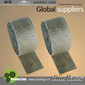 Fire Resistant Asbestos Free Vermiculite Coated Glass Fiber Fiberglass Tape 2