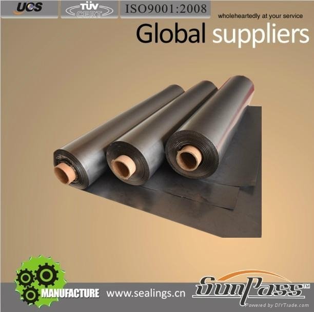 Expanded Sealing Packing Graphite Sheet And SS Insert Graphite Product