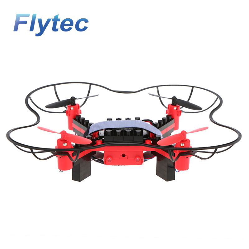 Flytec T11 Educational Toys DIY Building Block RC Quadcopter MINI RC Drone  3