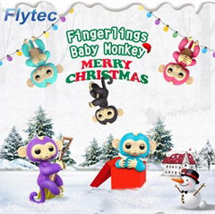 Flytec Finger Monkey Interactive Baby Monkeys Colorful Smart Toy Finger Monkeys