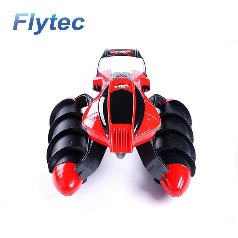 Flytec 989-393 2.4G Amphibious Stunt Waterproof High Speed Rc Tank 3