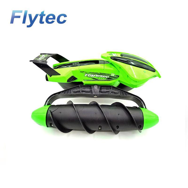 Flytec 989-393 2.4G Amphibious Stunt Waterproof High Speed Rc Tank 5