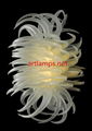 Mouth blown Art Glass Chandelier Custom Made Glass Chandelier