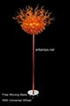 Blown Art Glass Floor Lamp Free Moving Blown Glass Floor Lamp 1