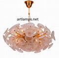 Designer Mouth blown glass pendant Chandelier  Art  Glass Chandelier lamps  1