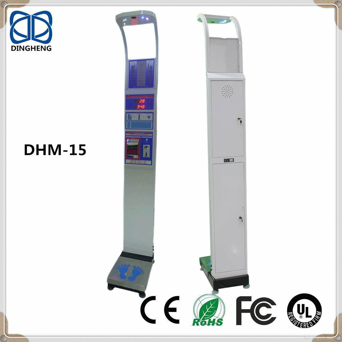 DHM-15 Height Measure Electronic Body Weight Scale Coin operated scales 2