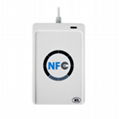 Wireless ISO14443 Android Bluetooth RFID NFC Card Reader 1