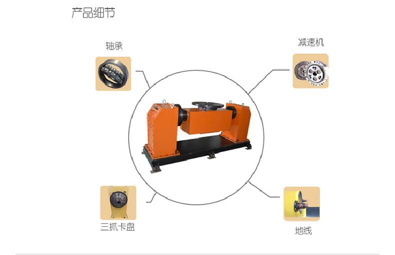 中然鴻澤直銷ZR-81雙軸傾斜翻轉焊接變位機 3