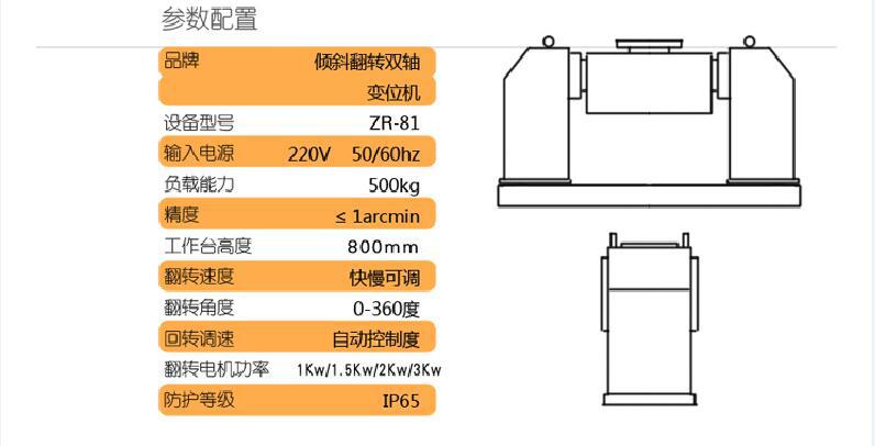 中然鴻澤直銷ZR-81雙軸傾斜翻轉焊接變位機 4