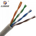 Network 25AWG Bare Copper 4Pairs Indoor Cat5e UTP Lan Ethernet Cable Guangdong 1