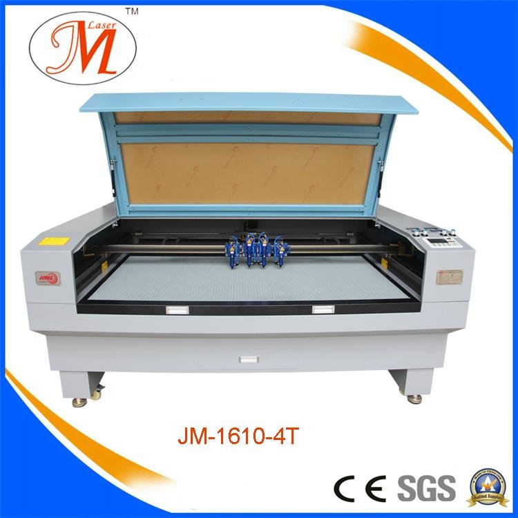 4-Heads Laser Cutting&Engraving Machine with High-Power Laser Tubes (JM-1610-4T) 3