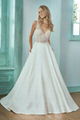 Embroidery Ivory wedding dress with beading 1