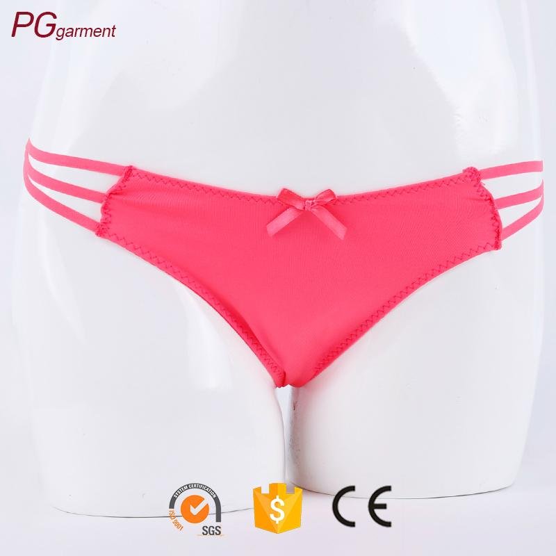 Hot selling Sexy Women Fancy G string Transparent  panty Lace Lingerie Thong  Se