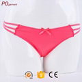 Hot selling Sexy Women Fancy G string Transparent  panty Lace Lingerie Thong  Se 1