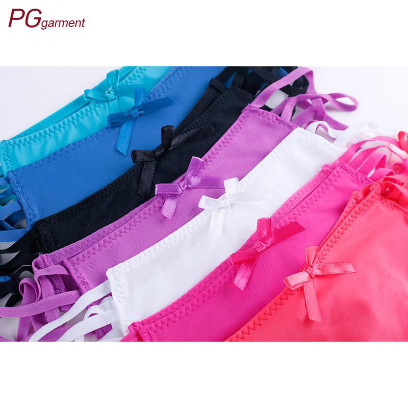 Hot selling Sexy Women Fancy G string Transparent  panty Lace Lingerie Thong  Se 5