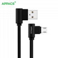 APPACS right angle micro usb cable fast charging data cable for android phones 1