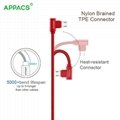 APPACS right angle micro usb cable fast charging data cable for android phones 2