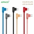APPACS right angle micro usb cable fast charging data cable for android phones 5